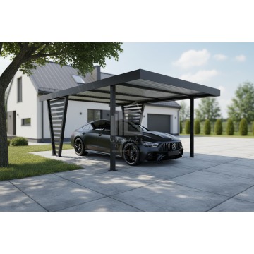 Carport V PREMIUM 5x4,7m Wypełnienie panelami... - Garaże i wiaty - Toruń - zdjęcie 2