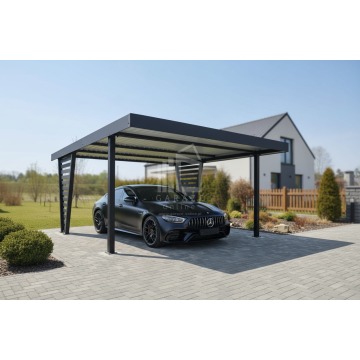 Carport V PREMIUM 5x5,5m Wypełnienie panelami... - Garaże i wiaty - Malbork - zdjęcie 3