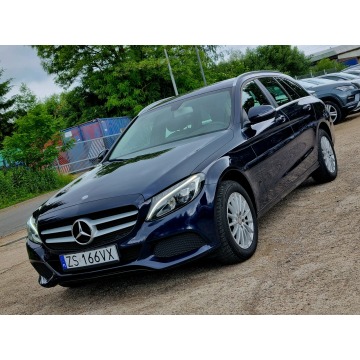 Mercedes C 200 - LED Serwis Navi Climatronic Kamera Tempomat Bluetooth Gwarancja