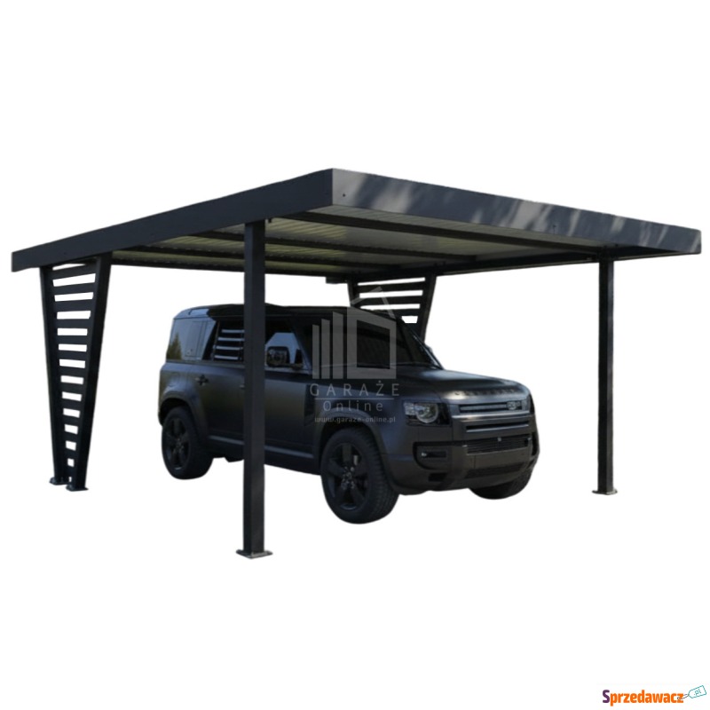 Carport V PREMIUM 4,5x4,5m - Wypełnienie panelami... - Garaże i wiaty - Radom