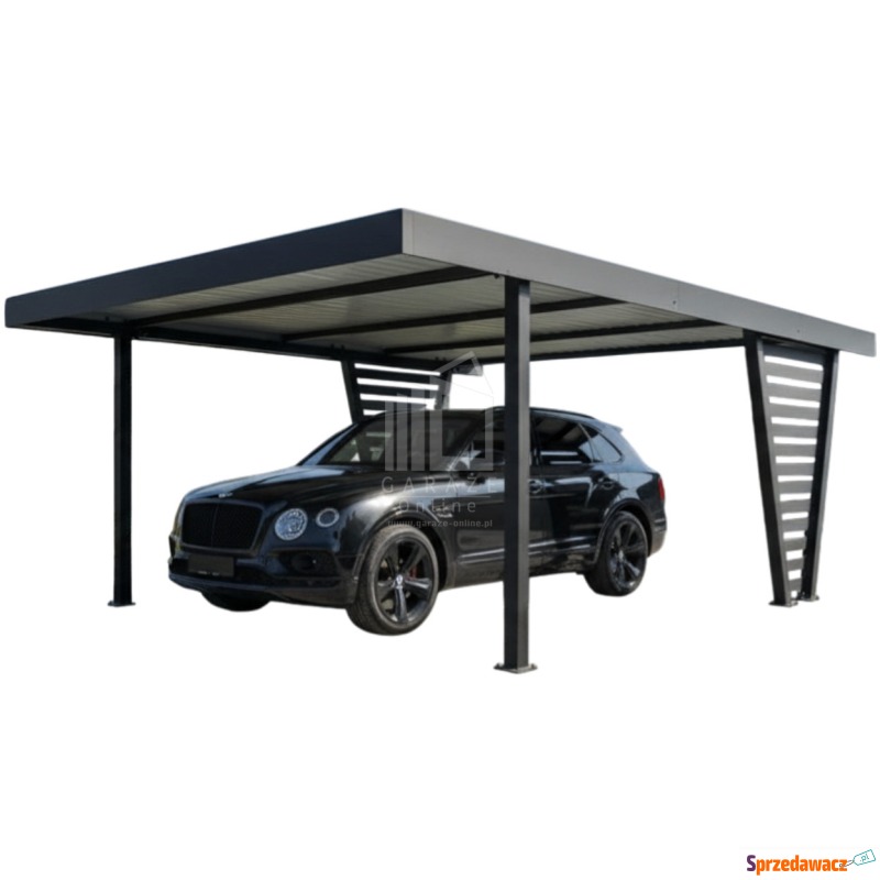 Carport V PREMIUM 4,5x5,5m Wypełnienie panelami... - Garaże i wiaty - Opole