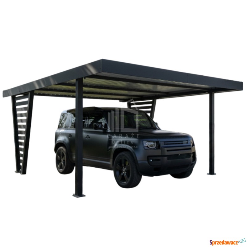 Carport V PREMIUM 4x4,5m Wypełnienie panelami... - Garaże i wiaty - Lubartów