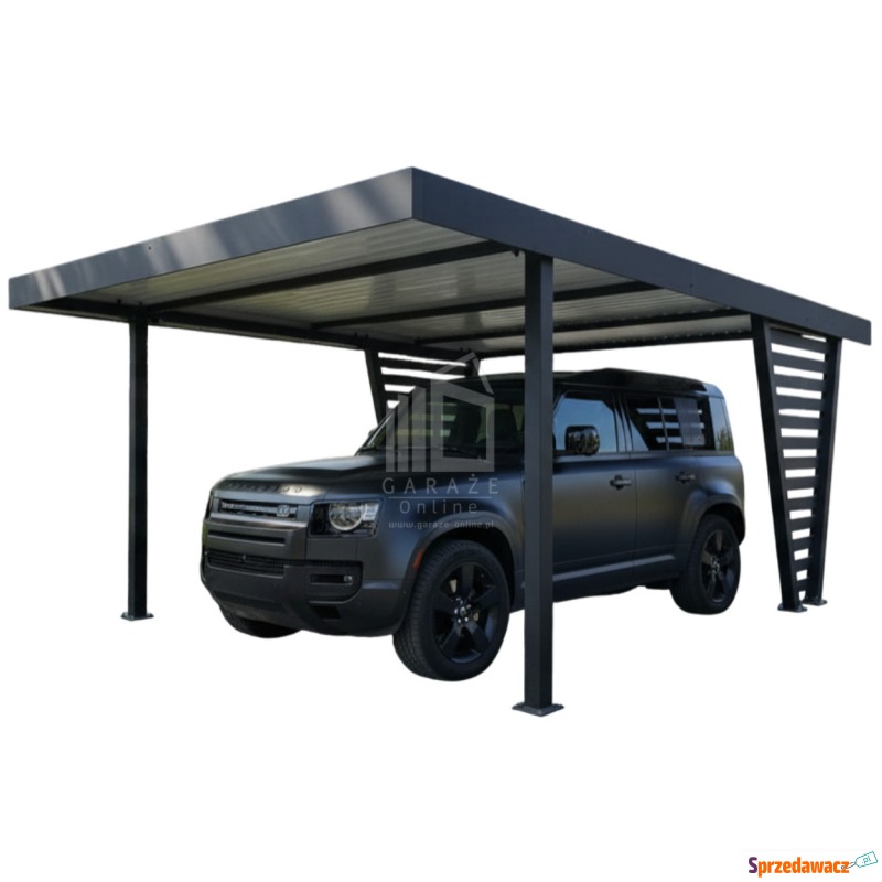 Carport V PREMIUM 5x4,7m Wypełnienie panelami... - Garaże i wiaty - Toruń