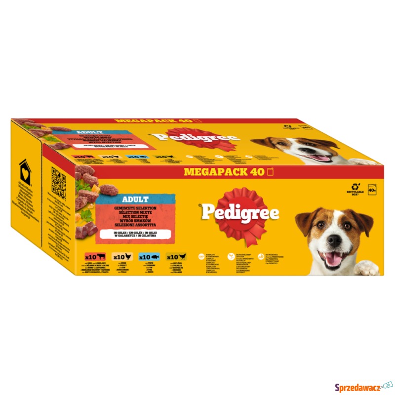 Pedigree saszetki 40 x 100 g - Wybór mieszany... - Karmy dla psów - Kraśnik