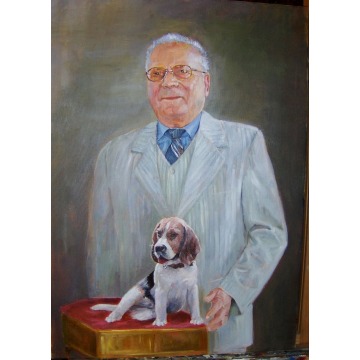 Obraz ze zdjęcia- portret olejny