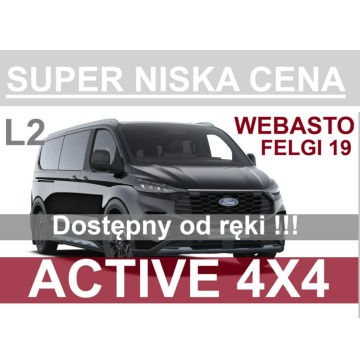 Ford Tourneo Custom - Active L2 A8 170KM 4x4 Elektr. Drzwi Kamera 360 Super Cena Od ręki !!