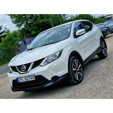 Nissan Qashqai - Serwis Led Biała Perła Tempomat Bluetooth Alufelgi Gwarancja!
