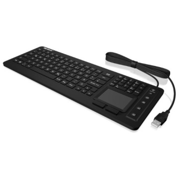 KeySonic KSK-6231 INEL (UK) klawiatura Przemysłowy USB QWERTY British English Czarny