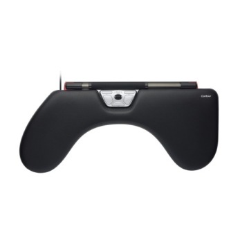 Contour Design RollerMouse Czerwona Max, przewodowa, USB Type-A, 2800 DPI, Srebrny