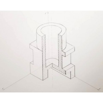 Wykonam ręcznie rysunki techniczne (2D, 3D).