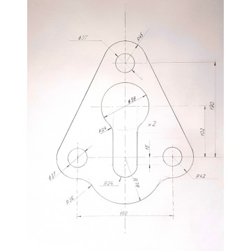 Wykonam ręcznie rysunki techniczne (2D, 3D). - Usługi graficzne, Internet - Kraków - zdjęcie 3
