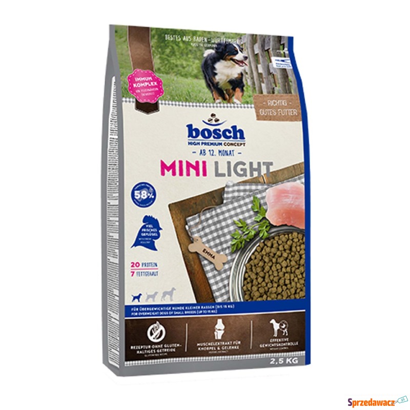 bosch Adult Mini Light - 2,5 kg - Karmy dla psów - Piła