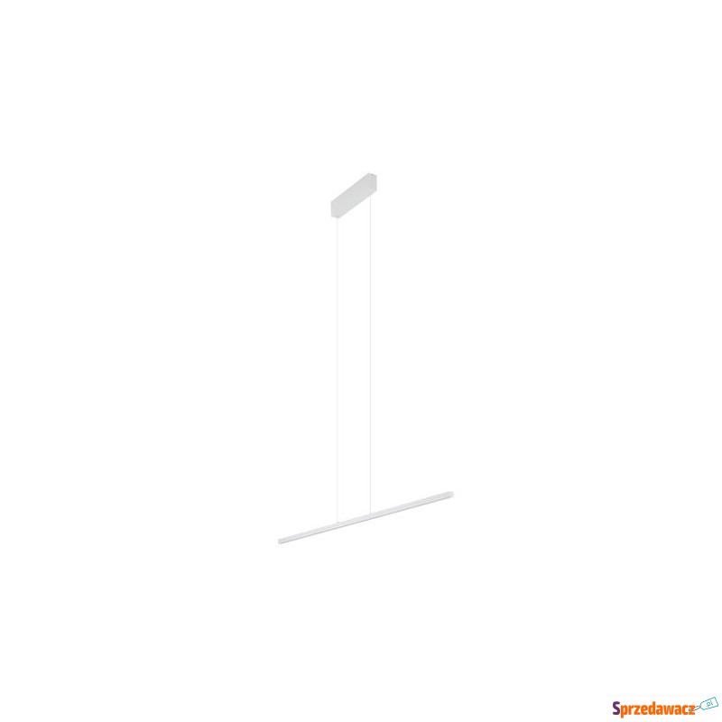 Biała lampa liniowa na linkach BAR LED w rozm... - Lampy wiszące, żyrandole - Radom