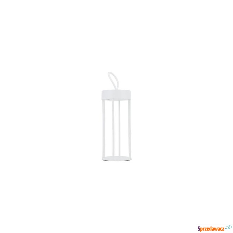 Biała lampa zewnętrzna przenośna...