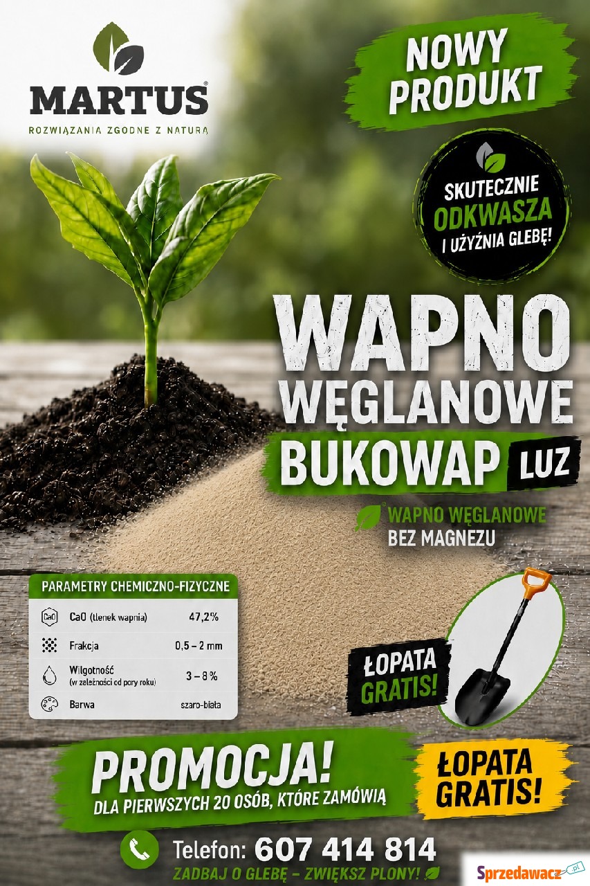 Wapno węglanowe BUKOWAP