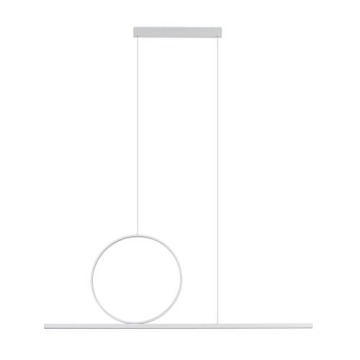 Smukła lampa wisząca LINEO LED 11885 Nowodvorski 39W 3000K elegancka listwa świetlna do jadalni i ku
