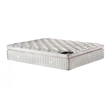 Materac Royalty Superior Double Core Serta 120x200 sprężyny kieszeniowe, lateks, filc, H1/H3 miękki/