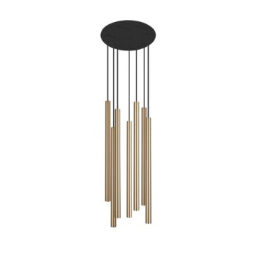 LAMPA WISZĄCA LASER 7 8921 STARE ZŁOTO Nowodvorski
