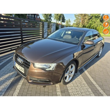 Audi A5 - xenon led navi chromy ładny  lift
