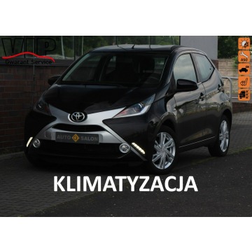 Toyota Aygo - Skóra*Klima*GrzaneFotele*Kamera*PanelDotyk*Esp*Led*Bluet*Alu15*GwarVGS