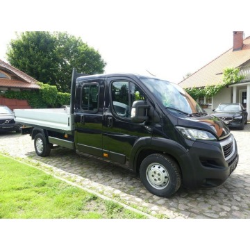 Peugeot Boxer - 2,2 Hdi 165KM Doka 7 osób Kamera Navi Poduszki paka 3,3m  F. VAT 23