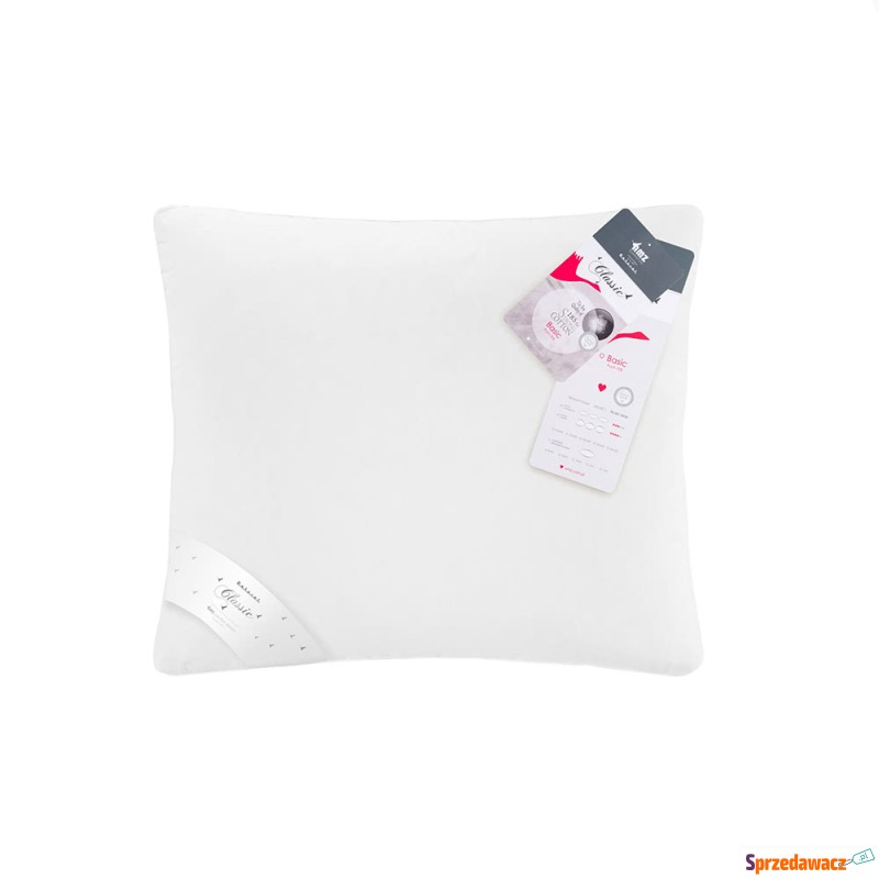 Poduszka Basic AMZ 40x40 kremowy puch gęsi 70%,... - Poduszki - Tarnów