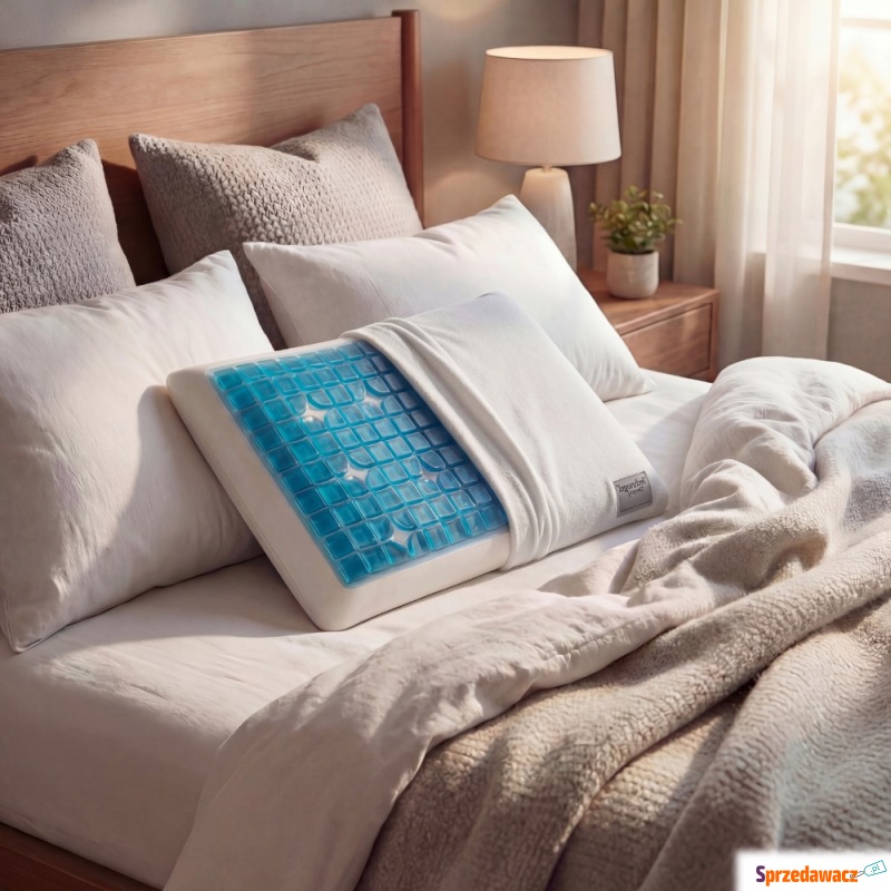 Poduszka Deluxe Technogel Thin 66x40x9 pianka... - Poduszki - Chełm