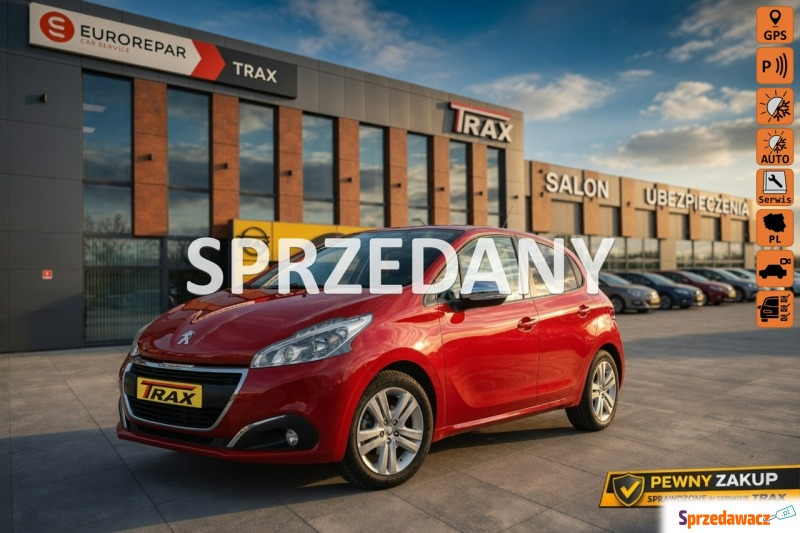 Peugeot 208  Hatchback 2016,  1.2 benzyna - Na sprzedaż za 28 900 zł - Łódź