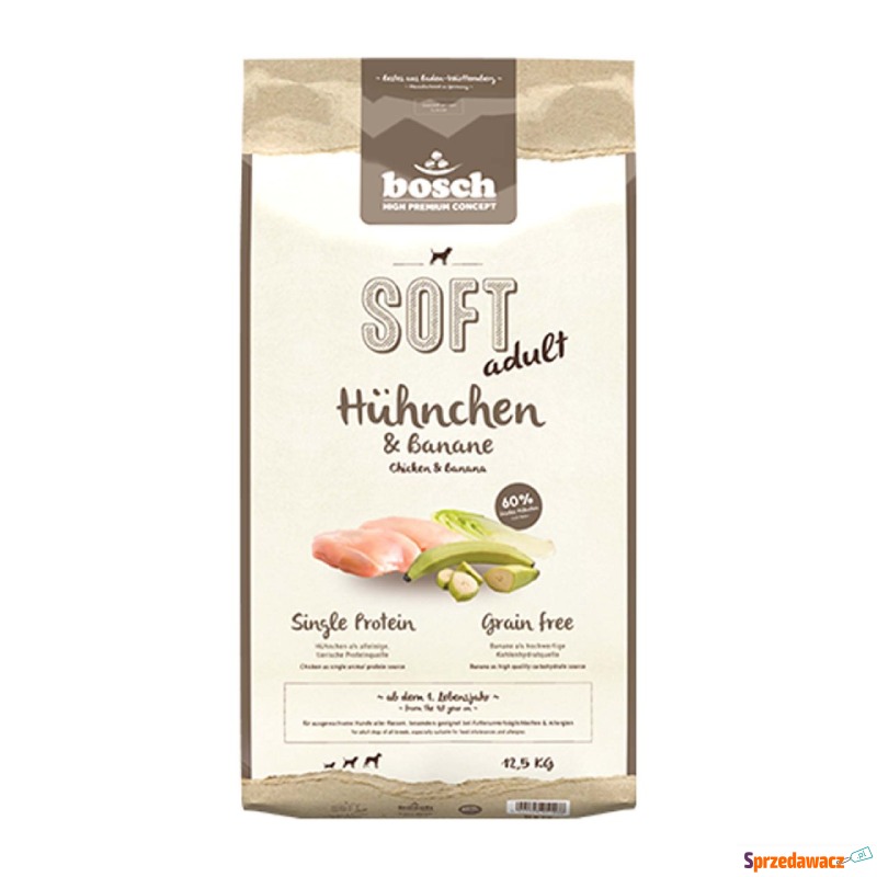 bosch HPC Soft Kurczak & banan - 12,5 kg - Karmy dla psów - Inowrocław