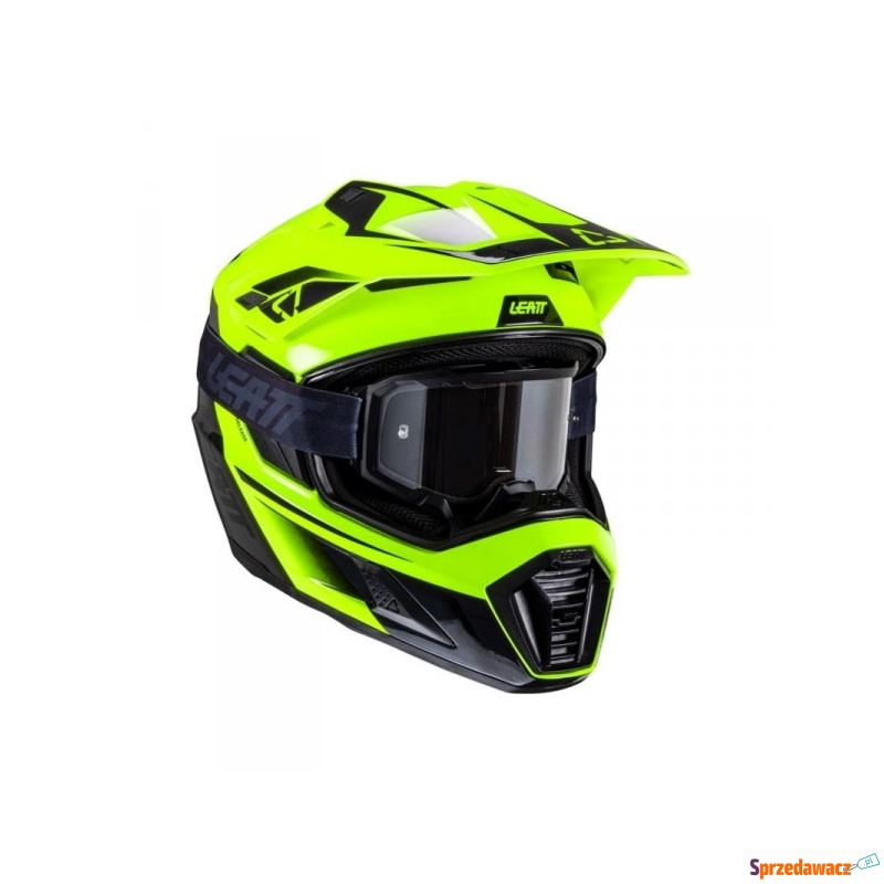 Kask motocyklowy z goglami Leatt...