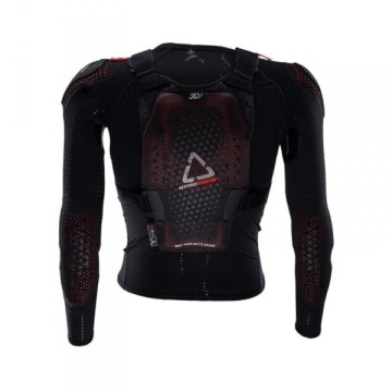 Koszulka z ochraniaczami junior Leatt 4.5 Hybrid Black