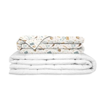 Kołdra obciążeniowa Magic Gravity 155x220 letnia, magiczne przedmioty 100% z bawełny, wyrób medyczny