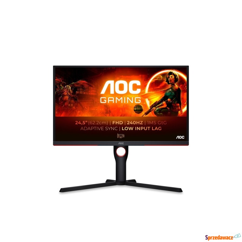 MONITOR AOC LED 24,5" 25G3ZM/BK 240Hz - Monitory LCD i LED - Olsztyn