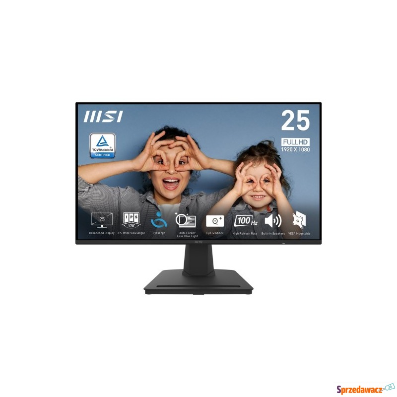 Monitor MSI 24.5" PRO MP252 IPS 100Hz - Monitory LCD i LED - Tarnobrzeg
