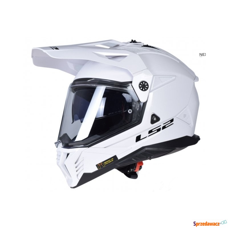 LS2 KASK ADVENTURE MX702 PIONEER II WHITE -06 - Kaski motocyklowe - Siedlce