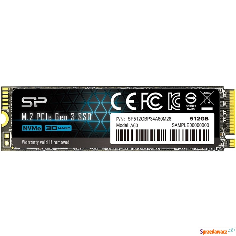 Silicon Power P34A60 M.2 NVMe PCIe...