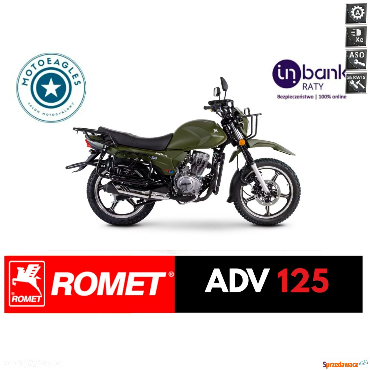  ROMET ADV 125 PRO silnik 125ccm...