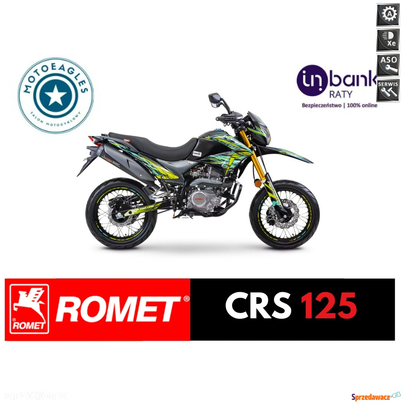  ROMET CRS 125 motocykl   Kup na...