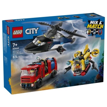 Klocki konstrukcyjne LEGO City Fire 60463 Wóz strażacki z drabiną