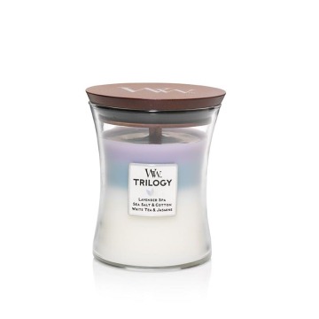 Świeca WoodWick Trilogy WARM WOODS duża drewniany knot