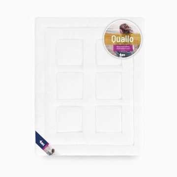 Kołdra Quallo AMZ 220x200 cm, Letnia antyalergiczny Advansa Quallofil®, 100% bawełna