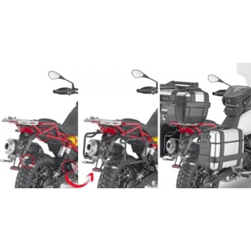 GIVI PLOR8203MK STELAŻ KUFRÓW BOCZNYCH ONE-FIT MONOKEY MOTO GUZZI