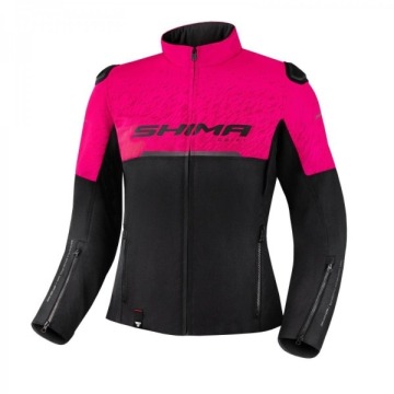 SHIMA KURTKA TEKSTYLNA MOTOCYKLOW DRIFT LADY PINK