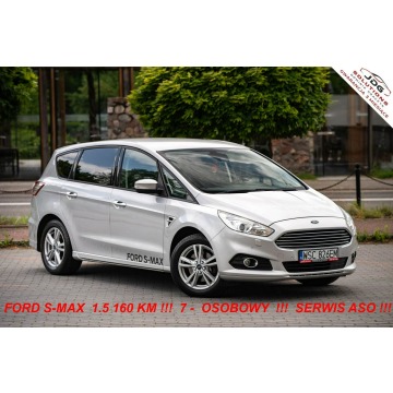 Ford S-Max - 160KM !!! 7-osobowy - Bogata wersja - Bezwypadkowy - Użyt. prywatnie