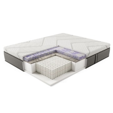 Materac Aida DeLuxe Edition by Hilding Glamour 200x200 sprężynowy twardy H4