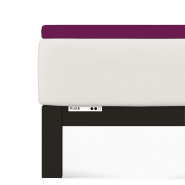 Prześcieradło Schlafgut Pure Baby Purple Deep - (542) bawełna, antyalergiczny