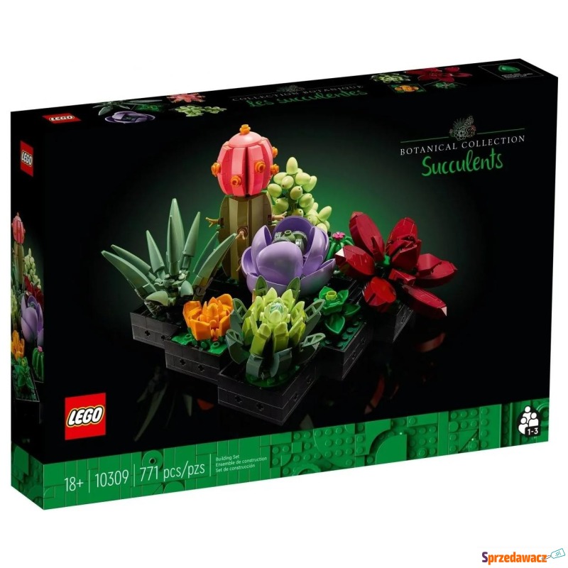Klocki konstrukcyjne LEGO 10309 Sukulenty - Klocki - Bartoszyce