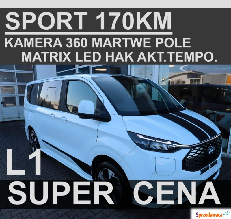 Ford Tourneo Custom  Minivan/Van 2026,  2.0 diesel, automat - Na sprzedaż za 250 305 zł - Szczecinek