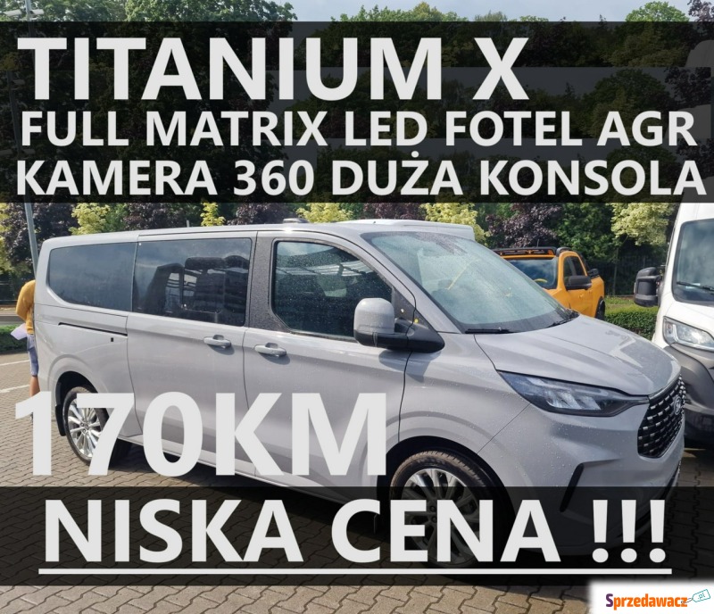 Ford Tourneo Custom  Minivan/Van 2026,  2.0 diesel, automat - Na sprzedaż za 250 428 zł - Szczecinek