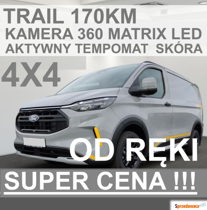 Ford Transit Custom 2026,  2.0 diesel, automat - Na sprzedaż za 205 656 zł - Szczecinek